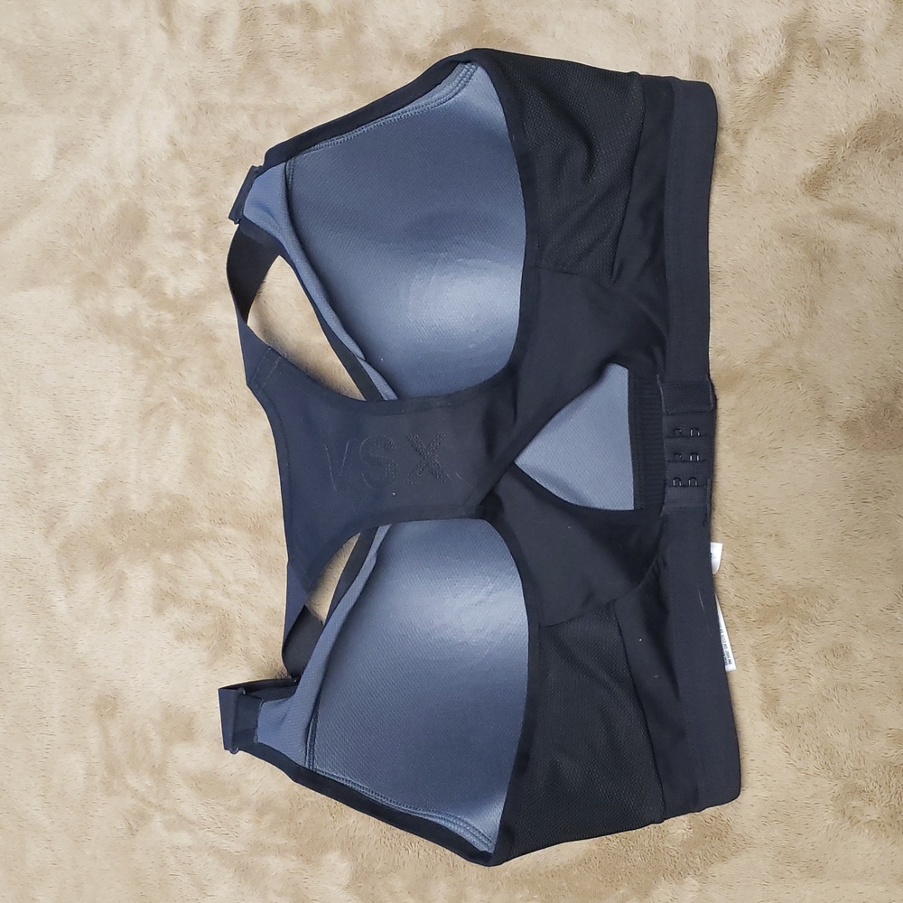 VSX Women's Black Sports Bra - Picture 3 of 3